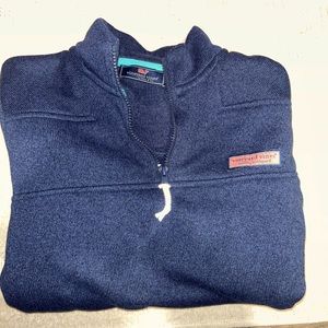 EUC Vineyard Vines Navy Shep Sweater quarter zip XS Women’s